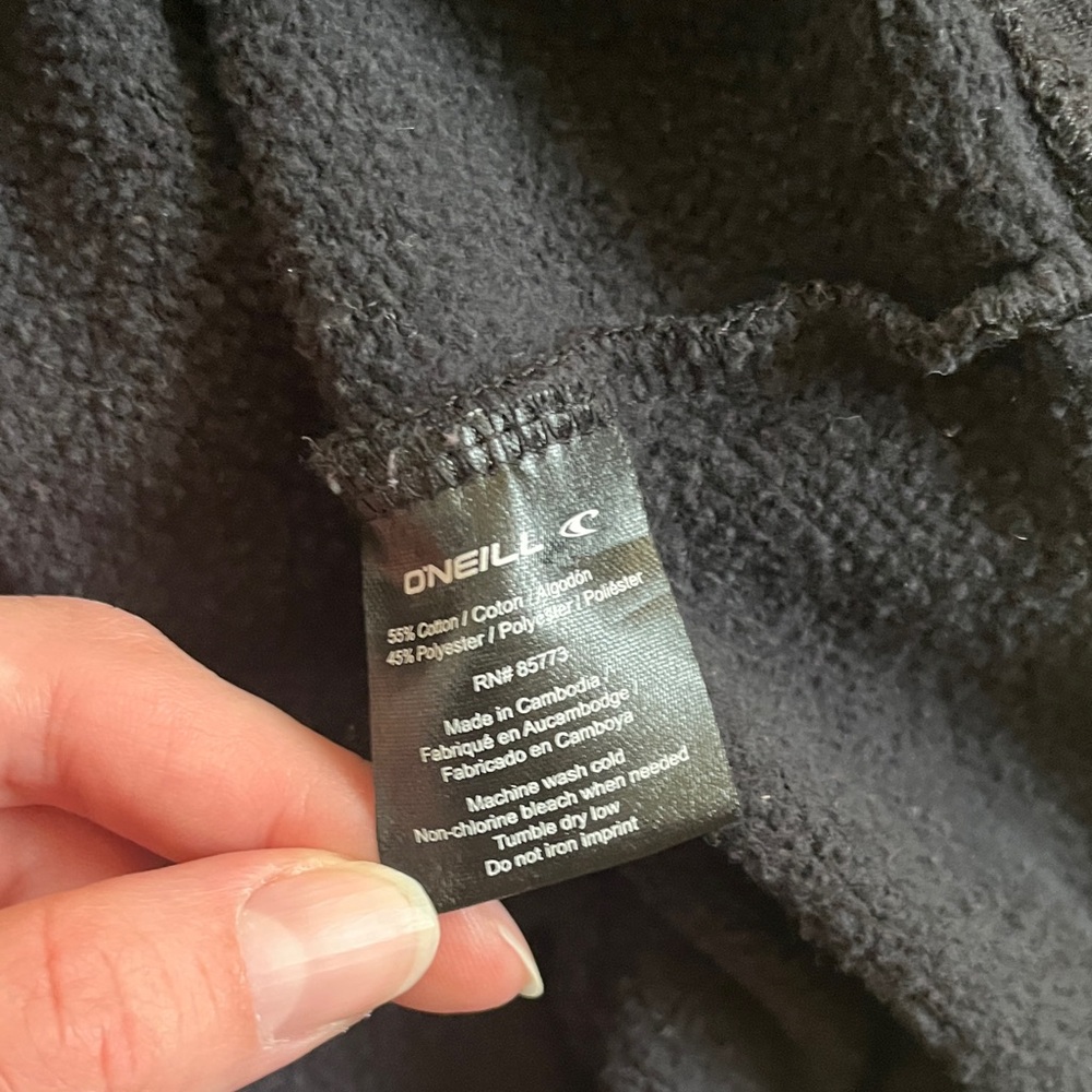 O'Neill Black Sweatshirt with Gold Print - Picture 6 of 6